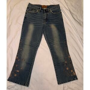 Daniel Jeans Embroidered Capri Size 5